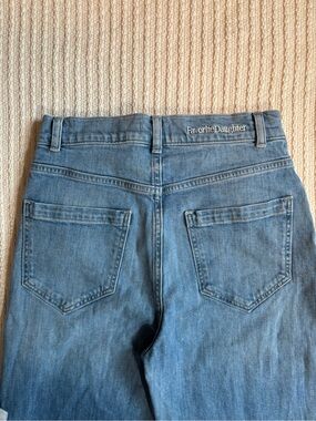 Favorite Daughter High-Rise Light Blue Women's ultra wide legJeans